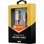 Дата кабель USB 2.0 AM to Lightning 1.0m MFI Rose-golden Canyon (CNS-MFIC3RG) - 2