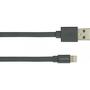 Дата кабель USB 2.0 AM to Lightning 1.0m MFI flat Dark gray Canyon (CNS-MFIC2DG) - 1