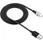 Дата кабель USB 2.0 AM to Type-C 1.0m Rotating magnetic Black Canyon (CNS-USBC8B) - 1