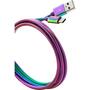 Дата кабель USB 2.0 AM to Type-C 1.2m Rainbow Canyon (CNS-USBC7RW) - 1