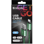 Дата кабель USB 2.0 AM to Lightning 1.0m ACH01-03T 2.1A green Defender (87810) - 2