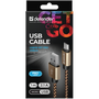 Дата кабель USB 2.0 AM to Micro 5P 1.0m USB08-03T gold Defender (87800) - 3