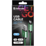 Дата кабель USB 2.0 AM to Type-C 1.0m USB09-03T PRO green Defender (87816) - 2