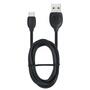 Дата кабель USB 2.0 AM to Type-C 1.0m Black Ergo (TC09) - 1