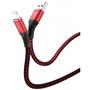 Дата кабель USB 2.0 AM to Lightning 1.0m Jagger T-L814 Red T-Phox (T-L814 red) - 1