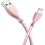 Дата кабель USB 2.0 AM to Lightning 1.0m Kitty T-L817 Pink T-Phox (T-L817 Pink) - 1