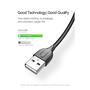 Дата кабель USB 2.0 AM to Lightning 1.2m Mini T-L807 T-Phox (T-L807 Black) - 3