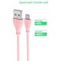 Дата кабель USB 2.0 AM to Micro 5P 1.0m Kitty T-M817 Pink T-Phox (T-M817 Pink) - 5