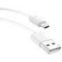 Дата кабель USB 2.0 AM to Micro 5P 2.0m Nets T-M801 White T-Phox (T-M801(2) white) - 4