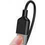 Дата кабель USB 2.0 AM to Type-C 1.2m Fast T-C829 Black T-Phox (T-C829 Black) - 3