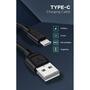 Дата кабель USB 2.0 AM to Type-C 1.2m Fast T-C829 Black T-Phox (T-C829 Black) - 4