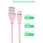 Дата кабель USB 2.0 AM to Type-C 1.0m Kitty T-C817 Pink T-Phox (T-C817 Pink) - 4