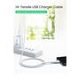 Дата кабель USB 2.0 AM to Type-C 1.0m Nature T-C830 White T-Phox (T-C830 White) - 3