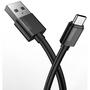 Дата кабель USB 2.0 AM to Type-C 0.3m Nets T-C801 Black T-Phox (T-C801(0.3) Black) - 2