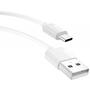 Дата кабель USB 2.0 AM to Type-C 1.2m Nets T-C801 White T-Phox (T-C801 white) - 4