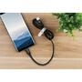 Дата кабель USB 2.0 AM to Type-C 1.2m Speed T-C810 Black T-Phox (T-C810 Black) - 5