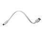 Дата кабель USB 2.0 AM to Micro 5P 0.25m white ColorWay (CW-CBUM-MUM25W) - 2