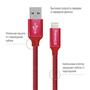 Дата кабель USB 2.0 AM to Lightning 2.0m red ColorWay (CW-CBUL007-RD) - 1