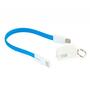 Дата кабель USB 2.0 AM to Type-C 0.18m blue Extradigital (KBU1787) - 1