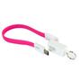 Дата кабель USB 2.0 AM to Type-C 0.18m pink Extradigital (KBU1788) - 1