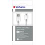 Дата кабель USB 2.0 AM to Micro 5P 0.3m silver Verbatim (48865) - 5