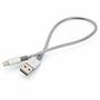 Дата кабель USB 2.0 AM to Lightning 0.3m silver Verbatim (48864) - 1