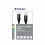 Дата кабель USB 3.1 AM to Type-C 1.0m black Verbatim (48871) - 2