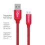 Дата кабель USB 2.0 AM to Micro 5P 2.0m red ColorWay (CW-CBUM009-RD) - 2
