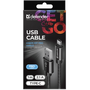 Дата кабель USB 2.0 AM to Type-C 1.0m USB09-03T PRO Black Defender (87814) - 2