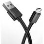 Дата кабель USB 2.0 AM to Micro 5P 1.2m Nets T-M801 Black Puridea (T-M801 black) - 2