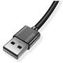 Дата кабель USB 2.0 AM to Micro 5P 1.2m Nets T-M801 Black Puridea (T-M801 black) - 3