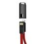 Дата кабель USB 2.0 AM to Lightning 0.22m red ColorWay (CW-CBUL021-RD) - 1