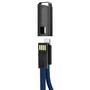 Дата кабель USB 2.0 AM to Lightning 0.22m blue ColorWay (CW-CBUL021-BL) - 1