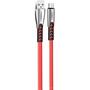 Дата кабель USB 2.0 AM to Micro 5P 1.0m zinc alloy red ColorWay (CW-CBUM011-RD) - 1