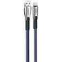 Дата кабель USB 2.0 AM to Micro 5P 1.0m zinc alloy blue ColorWay (CW-CBUM011-BL) - 1