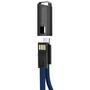 Дата кабель USB 2.0 AM to Micro 5P 0.22m blue ColorWay (CW-CBUM022-BL) - 1