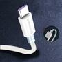 Дата кабель USB 2.0 AM to Type-C 1.0m 5A white ColorWay (CW-CBUC019-WH) - 8