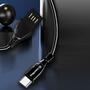 Дата кабель USB 2.0 AM to Type-C 1.0m metal spring black ColorWay (CW-CBUC015-BK) - 3