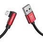 Дата кабель USB 2.0 AM to Micro 5P 1.2m 3A for Gaming Black/Red T-Phox (T-M804 Black/Red) - 1