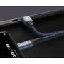 Дата кабель USB 2.0 AM to Type-C 1.2m Speed Blue T-Phox (T-C810 Blue) - 3