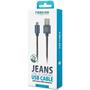 Дата кабель USB 2.0 AM to Micro 5P jeans Forever (T_01627) - 1