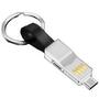 Дата кабель USB 2.0 AM to Lightning + Micro 5P + Type-C 0.13m black XoKo (SC-301-BK) - 1 Дата кабель USB 2.0 AM to Lightning + Micro 5P + Type-C 0.13m black XoKo (SC-301-BK) - 1