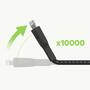 Дата кабель USB 2.0 AM to Lightning 1.0m black Belkin (CAA002BT1MBK) - 2 Дата кабель USB 2.0 AM to Lightning 1.0m black Belkin (CAA002BT1MBK) - 2