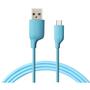Дата кабель USB 2.0 AM to Type-C 1.2m blue Puridea (L02-USB-C Blue) - 1