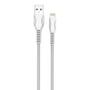 Дата кабель ColorWay USB 2.0 AM to Lightning 1.0m line-drawing white (CW-CBUL027-WH) - 1