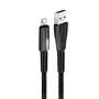 Дата кабель ColorWay USB 2.0 AM to Lightning 1.0m zinc alloy + led black (CW-CBUL035-BK) - 3