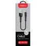 Дата кабель USB 2.0 AM to Micro 5P 0.2m CBFLEXM0 black Intaleo (1283126487422) - 1