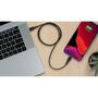 Дата кабель USB 2.0 AM to Lightning 1.0m BRAIDED white Belkin (CAA004BT1MWH) - 6