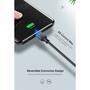 Дата кабель USB 2.0 AM to Type-C 2.0m US287 Black Ugreen (60118) - 3