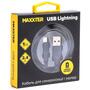 Дата кабель USB 2.0 AM to Lightning 1.0m Maxxter (UB-L-USB-02-1m) - 1
